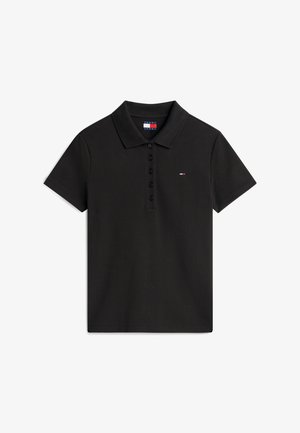 Tommy Jeans, SLIM ESSENTIAL - Pólóing - black