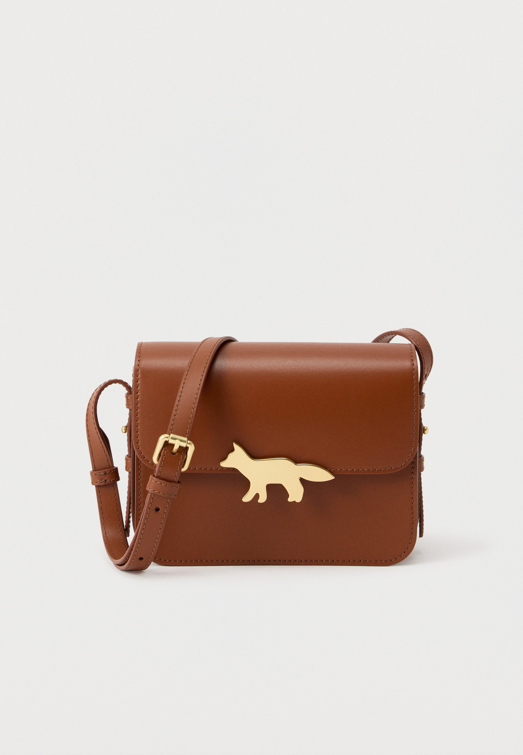 Maison Kitsuné EDIE BAG - Cross body bag - brown - Zalando.ie