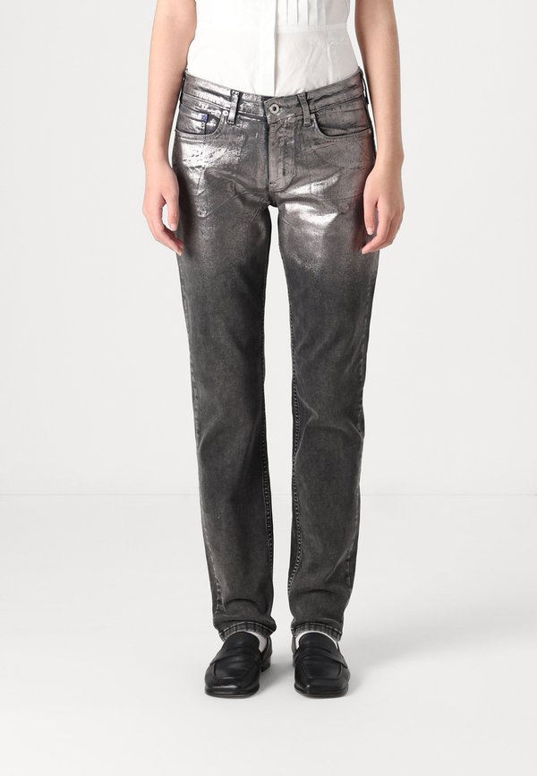 MR SLIM COATED - Jeans Straight Leg