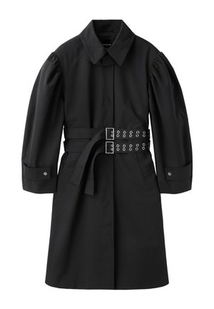 Stradivarius, TRENCH COAT WITH VOLUMINOUS SLEEVES - Trench - black