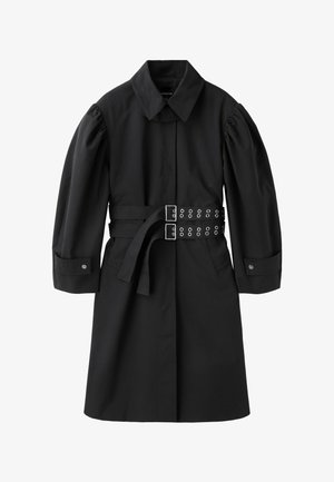 Stradivarius, TRENCH COAT WITH VOLUMINOUS SLEEVES - Trench - black