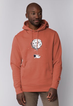 FUNNY SPACEMAN - Sweat à capuche - heritage brown
