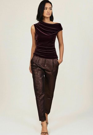 OFF-SHOULDER - Top - plum purple