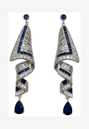 PARTY & EVENT - Ohrringe - blau  weiss