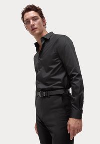 Marks & Spencer REGULAR FIT EASY IRON PURE - Overhemd - black