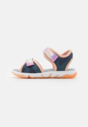 PEBBLES - Vandringssandaler - blue/orange