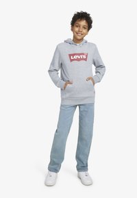 Levi's® BATWING SCREENPRINT HOODIE - Felpa con cappuccio - grey heather