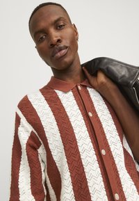 Jack & Jones JORNOTO - Shirt - maple syrup/cloud dancer
