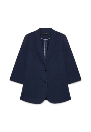 Fiorella Rubino, BLAZER CON MANICHE TRE QUARTI - Blazer - blu