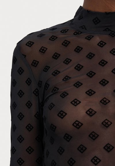 Ksubi SYMBOLS  - Tops ar garām piedurknēm - black