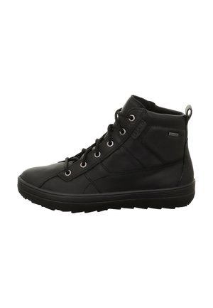 Lace-up ankle boots - schwarz