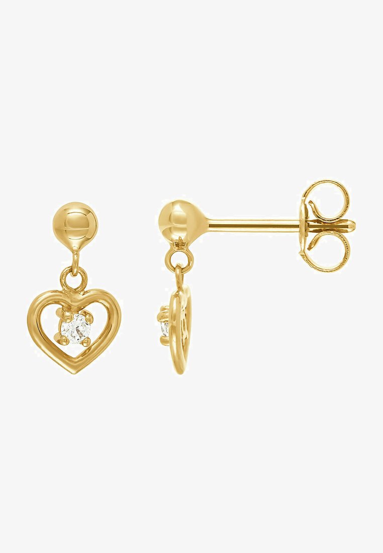 FAVS ZIRKONIA - Orecchini - gelbgoldfarben