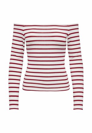 ONLY ONLLUCA BOATNECK BOX - Topper langermet - cloud dancer