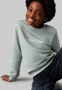 Calvin Klein Jeans LOGO REGULAR UNISEX - Sweater - jadeite