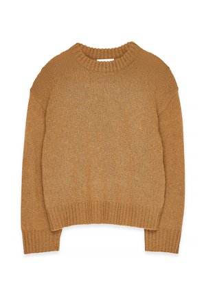 ROUND NECK - Pullover - camel