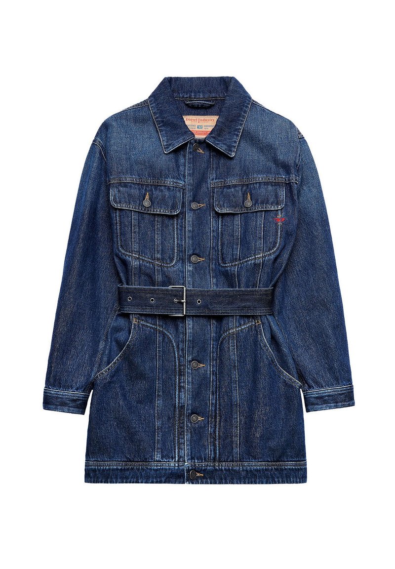 Diesel Halflange jas donkerblauw