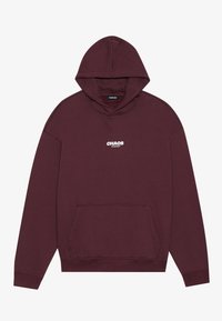 CHAOS OVERSIZE HEAVY HOODIE UNISEX - Športni pulover - bordeaux