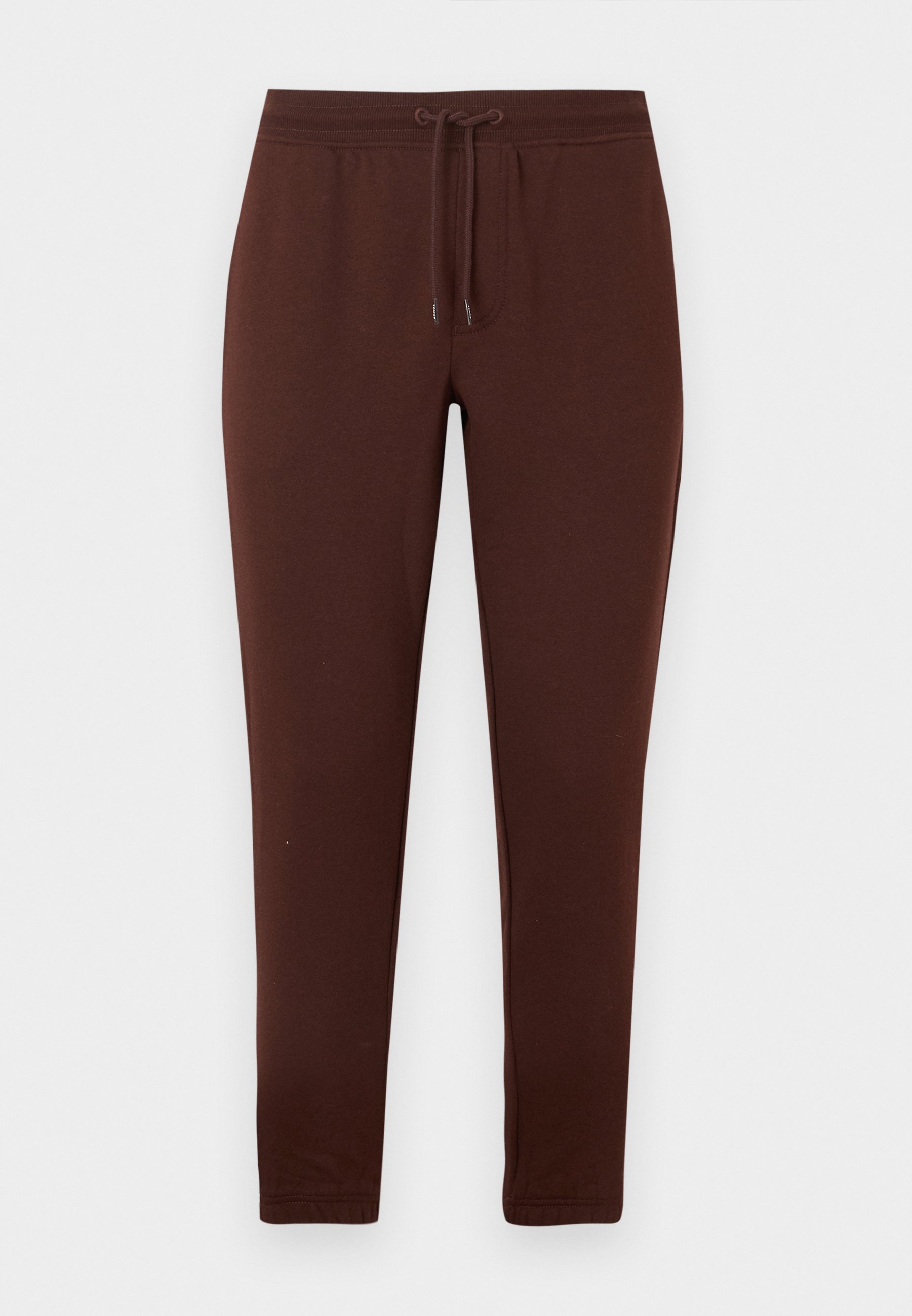 Tommy Jeans SLIM FIT - Teplákové kalhoty - rich brown