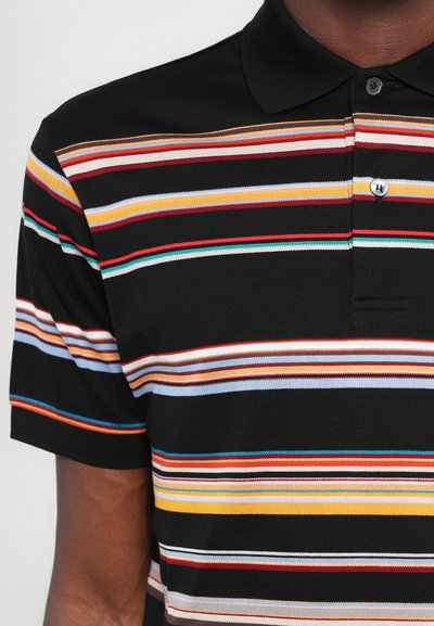 Paul Smith SIGNATURE STRIPE POLO SHIRT - Polo - black