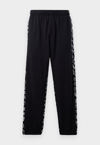 PRINT - Tracksuit bottoms - black