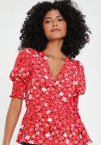 Threadbare THB DIANA WRAP  - Bluse - red