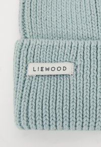 Liewood GINA BEANIE WITH EARS UNISEX - Pletena kapa - ice blue