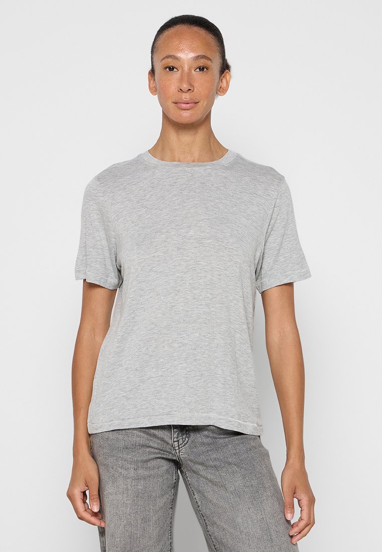 True Religion T-shirt basic lichtgrijs True Religion T-shirt basic lichtgrijs