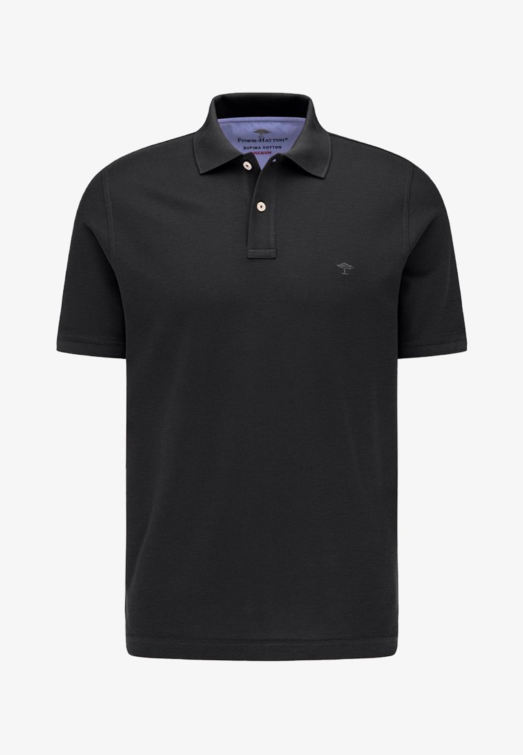 Fekete pólóing, ami pamutból készült, két gombos kivágással és diszkrét logóval a mellkasán. Rövid ujjakkal és klasszikus gallérral rendelkezik.