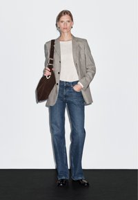 Massimo Dutti MID-RISE STRAIGHT-LEG - Jeans a sigaretta - blue