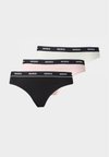 STRIPE 3 PACK - String - black/pink/white