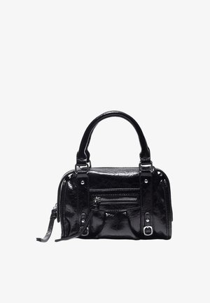 Stradivarius, ZIPPED BOWLING BAG - Borsa a mano - black