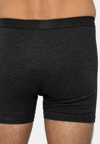 Schwarz gestreifte Boxershorts mit nahtlosem Bund, weichem Baumwollmaterial und einer enganliegenden Passform, die Komfort und Unterstützung bieten.