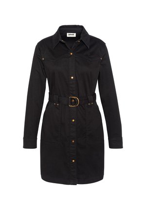 Schott WESTERN - Robe chemise - noir