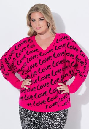 Jersey de punto - neon berry