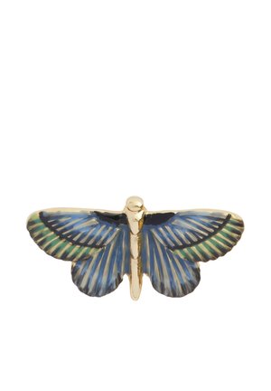 FABLE ENGLAND Deco Butterfly - Brooch - blue