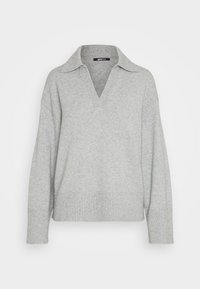 Gina Tricot Stickad tröja - mottled grey