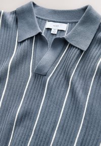 Next REGULAR FIT SHORT SLEEVE STRIPE TROPHY - Polo - blue
