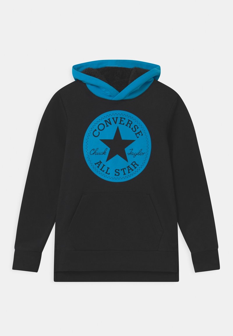 Converse LINED HOOD - Mikina s kapucí - black