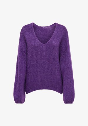 JDY, JDYDINEA L/S REVERSIBLE PULLOV. KNT NOOS - Jumper - pansy