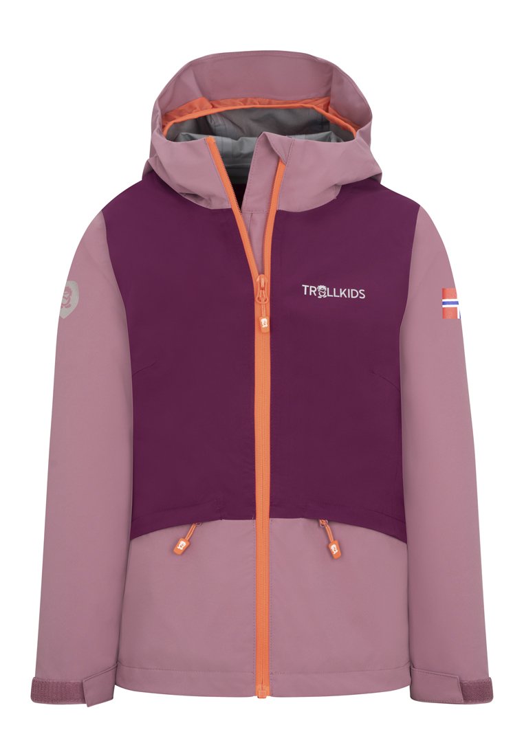 Trollkids Hardshell-jas mauve Trollkids Hardshell-jas mauve