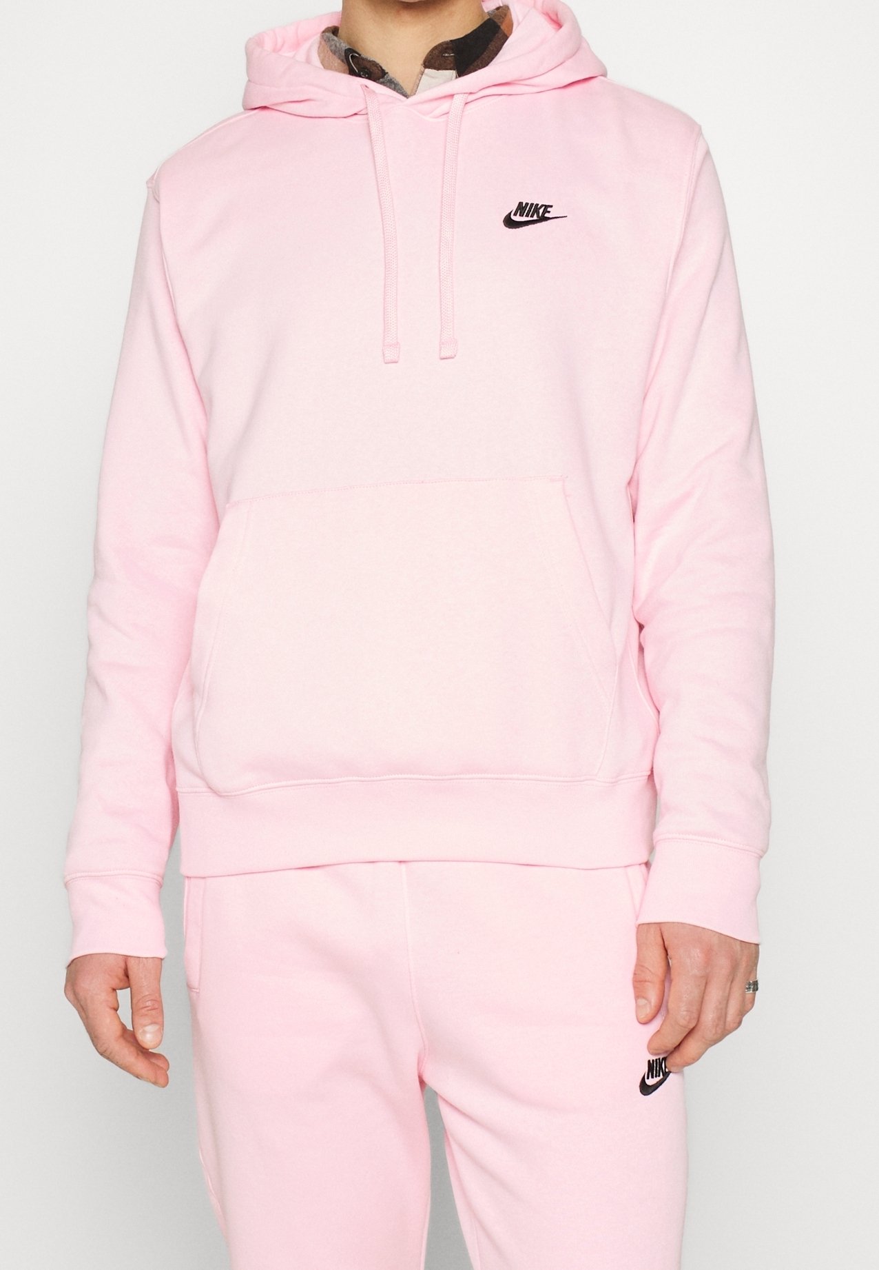 neon pink nike sweater