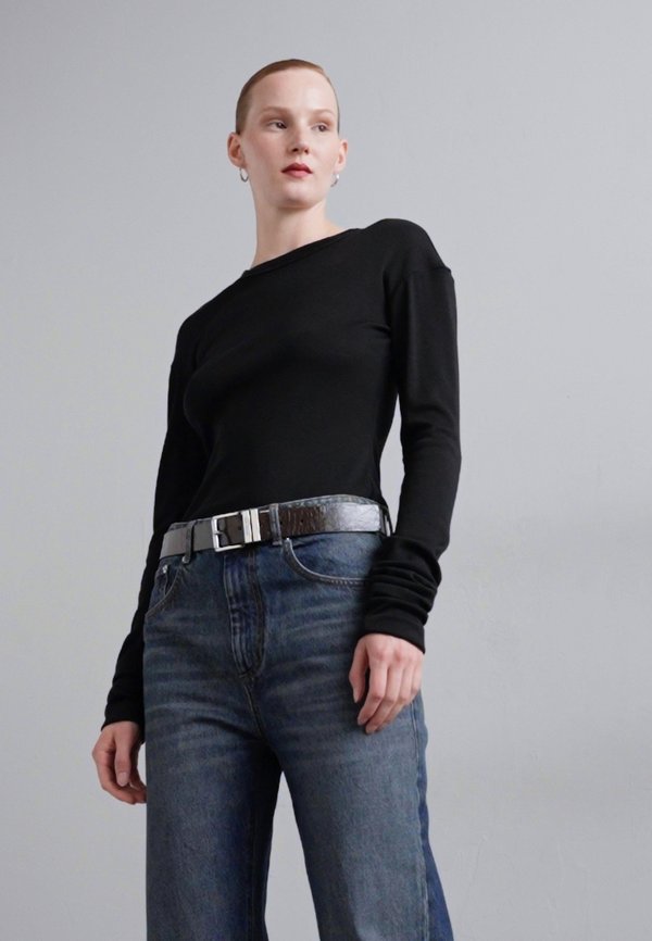 35MM REVERSIBLE BELT - Belt - chocolate reversing to luggage4