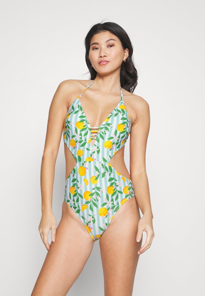 Buffalo MONOKINI - Uimapuku - mint/orange