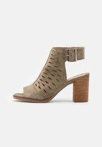 Alpe Sandali con tacco - khaki