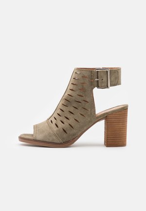 High Heel Sandalette - khaki