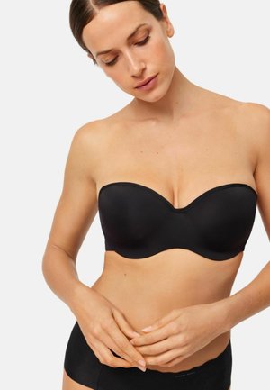 Sujetador sin tirantes/multiescote - black