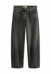 Next WIDE - Džinsi ar paplatinātiem galiem - washed black