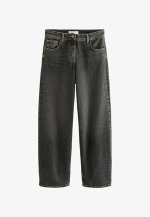 Next WIDE - Široké džíny - washed black