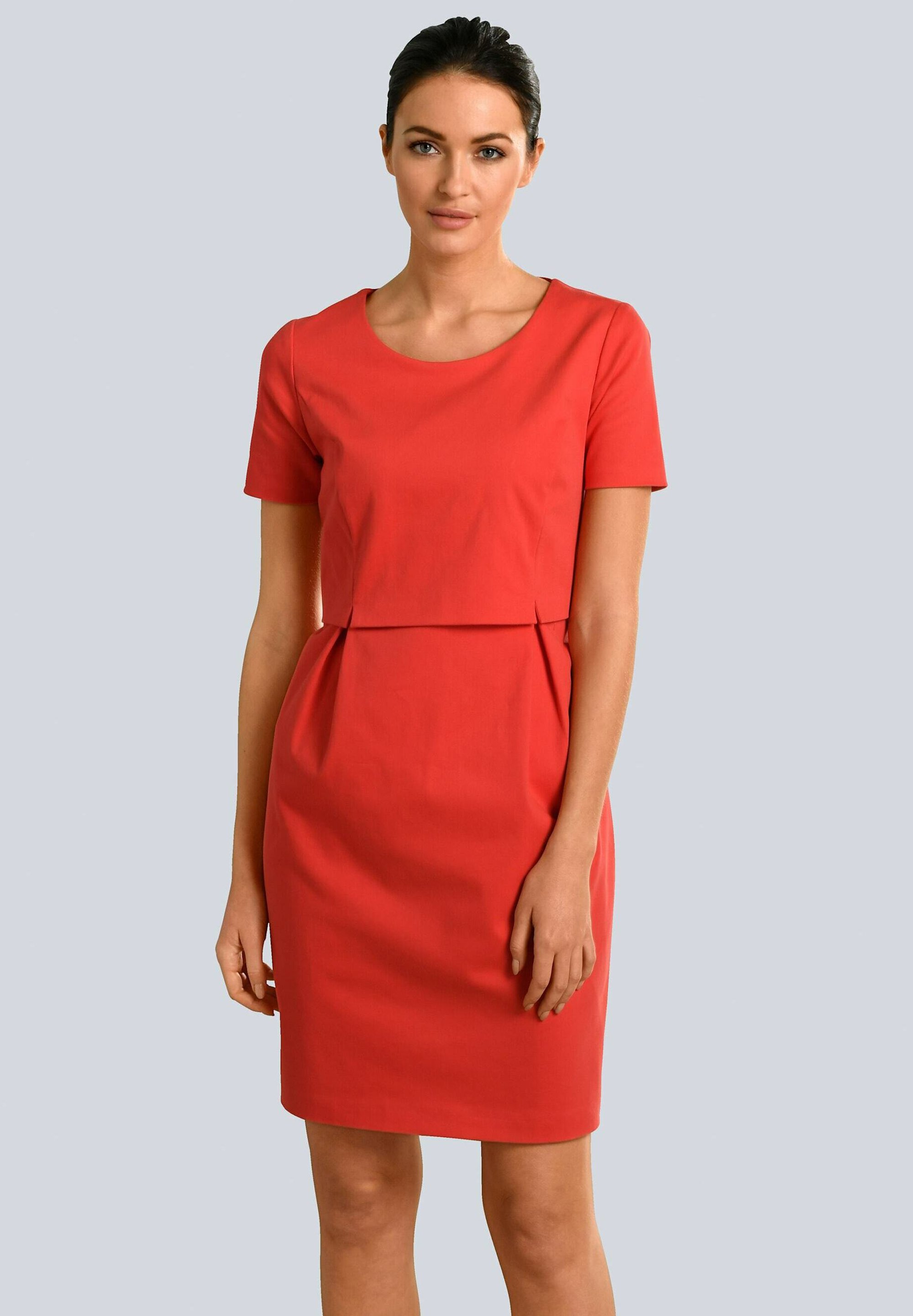 Alba Moda Etuikleid Rot Zalando De 