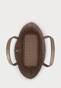 Lauren Ralph Lauren FAUX LEATHER LARGE REVERSIBLE TOTE BAG - Tote bag - rider geo/taupe brown
